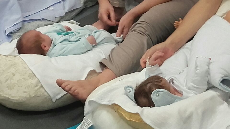 atelier massage bébés
